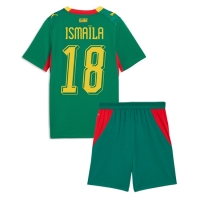 Camiseta Senegal Ismaila Sarr #18 Segunda Equipación Replica Mundial 2026 para niños mangas cortas (+ Pantalones cortos)